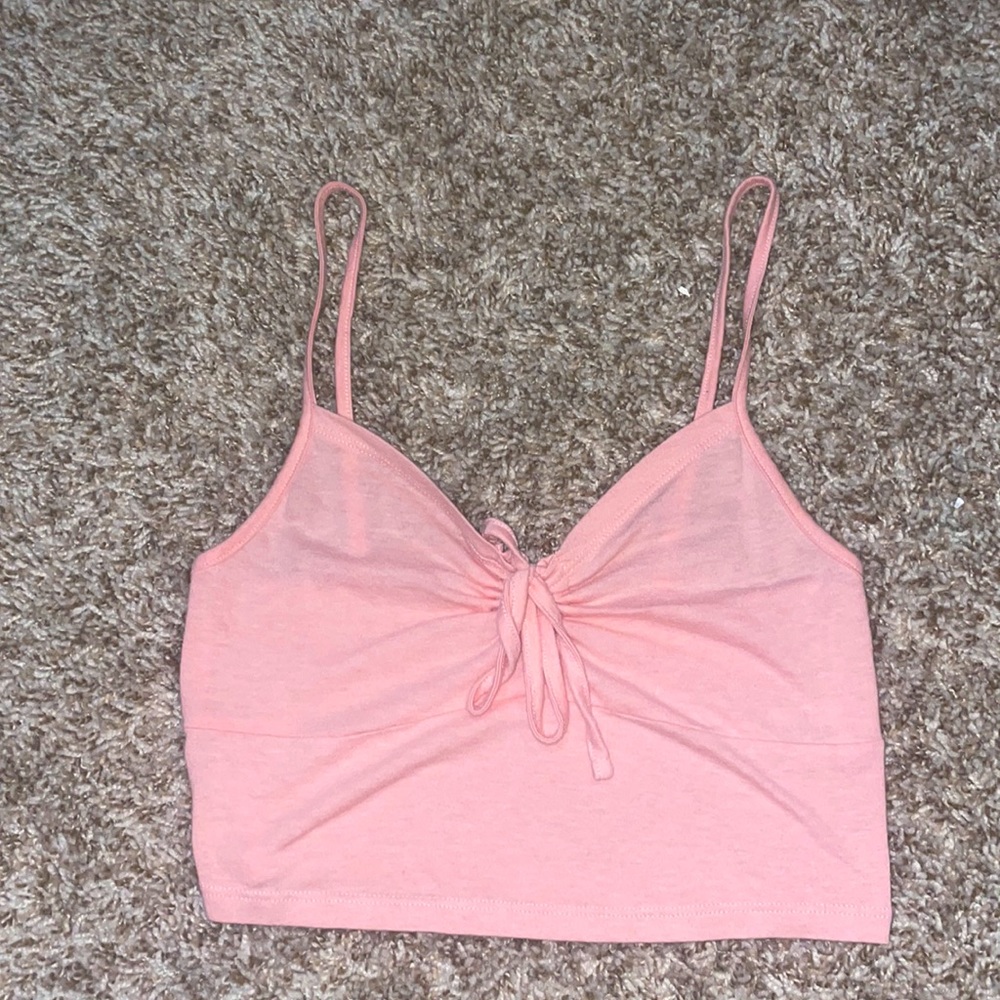 Pink crop top